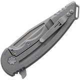Hoback Knives Husky Titanium Folding Nitro-V Steel Pocket Knife 017