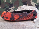 Tac Force Folding Pocket Knife Red Camo - 764RC