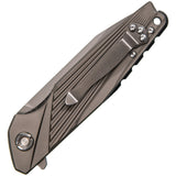 Schrade Linerlock Gray Handle Folding Knife 1084280