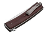 Boker Plus FR Framelock Cocobolo Wood Flipper Folding Knife EDC P01BO744