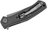 Kershaw Concierge Linerlock Black G10 Titanium Stainless Folding Knife 4020