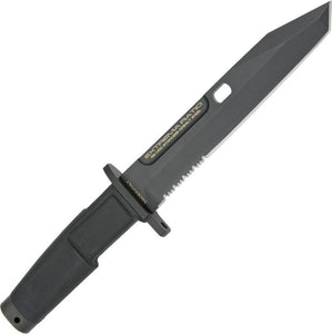 Extrema Ratio Fulcrum Black N690 Stainless Cobalt Steel Tanto Fixed Knife