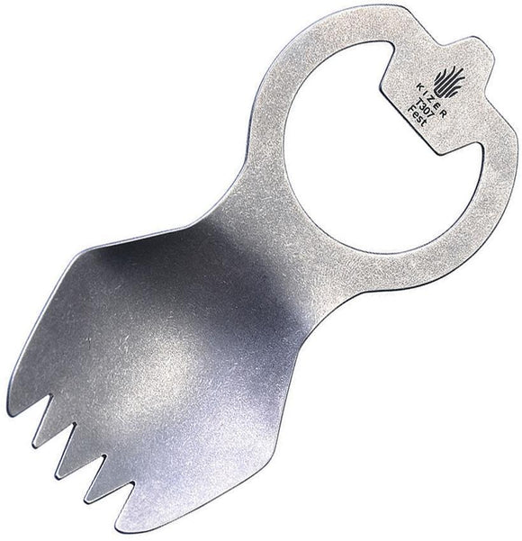 Kizer Cutlery Spork & Bottle Opener Only Titanium Construction Pocket Tool