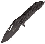 Guardian Tactical Helix Combat Framelock Black Stainless Folding Knife