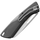 Gerber Sharkbelly Lockback Sheepsfoot Plain Edge Black Folding Pocket Knife 3214