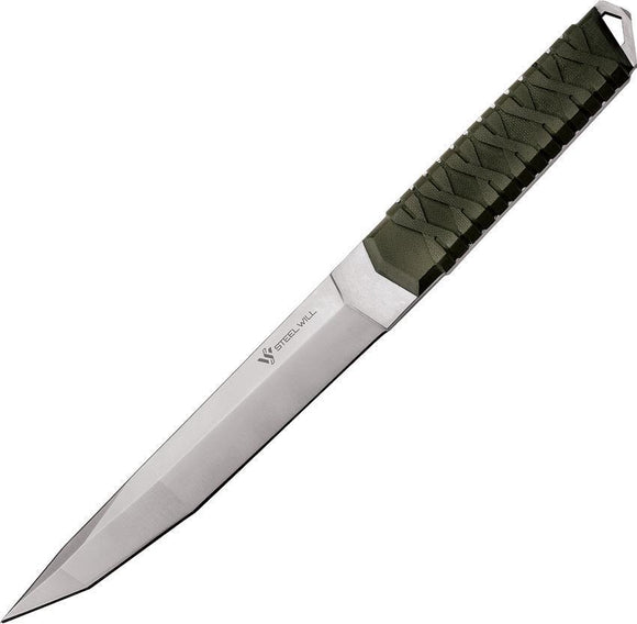 Steel Will Courage 321 Fixed Stainless Tanto Blade OD Green G10 Handle Knife