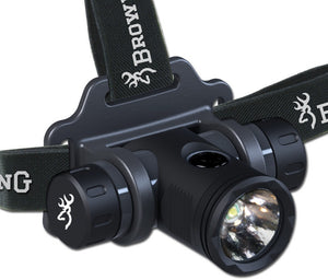 Browning Black Label 6V LED Water Resistant Black Aluminum Body Headlamp