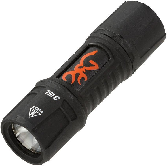Browning Crossfire 3V Black Water Resistant 170 Meter Beam LED Flashli – Atlantic Knife Company