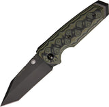 Hogue EX-02 Extreme Series Green G10 Tanto Linerlock Folding Pocket Knife 