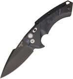 Hogue X5 Button Lock Spear Pt Black G-Mascus Folding Pocket Knife