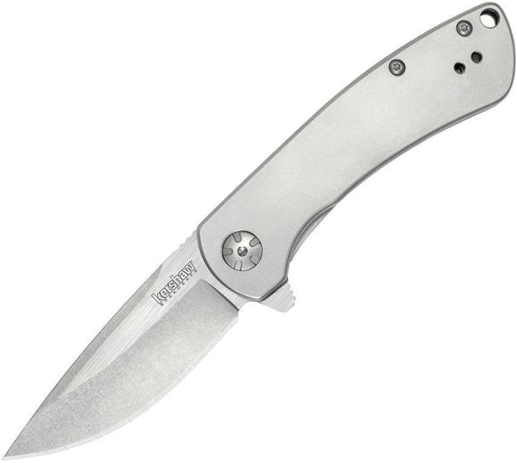 Kershaw Pico Framelock A/O Blade Stonewash Finish Handle Folding Knife