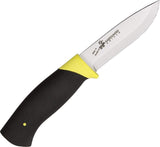 Karesuando Kniven Hunting Black & Yellow Handle Stainless 12C27 Fixed Knife