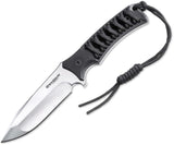Boker 9.5" Magnum Judge Fixed Blade Black Paracord Wrapped Knife