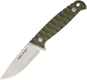 Real Steel Observer Fixed Blade Green G10 Handle 440C Stainless Knife