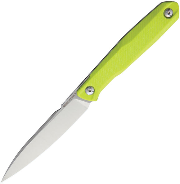 Real Steel Metamorph Green G10 Handle Fixed Blade Knife 3771