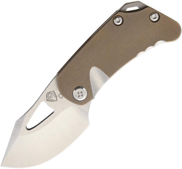 Medford Eris Bronze Titanium Handle D2 Tool Steel Folding Blade Knife