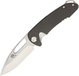 Medford MKT On Belay Titanium Tumbled D2 Steel Drop Pt Folding Knife