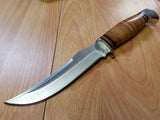 Marbles Skinner 9.75" Fixed Hunting Knife with Leather Belt Sheath - 397