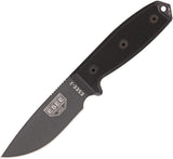 ESEE Model 3 Tactical Black Micarta Handle Fixed Blade Knife