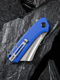Civivi Mini Bullmastiff Linerlock Blue Folding Pocket Cleaver Knife 2004b