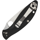 Spyderco Astute Black Linerlock Folding Knife 252gp