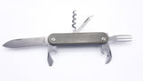 MKM-Maniago Knife Makers Malga 6 Green Micarta M390 Multipurpose Knife p06gc
