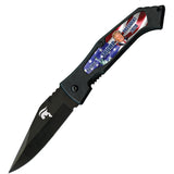 President Donald Trump Re-Election 2020 Keep America Great Linerlock Knife RE003