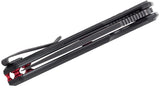 Steel Will Sargas F60 Linerlock Black Folding Knife f6008