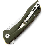 Bestech Knives EYE OF RA Linerlock Green Folding Knife G23B