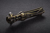 Rike Knife Amulet M390 Black And Gold Folding Knife amuletbg