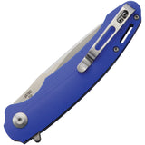 B'yond EDC Harak Blue Linerlock 3.75" Folding D2 Pocket Knife 1902DGBl