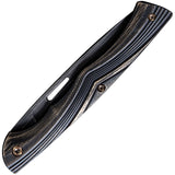 We Knife Scamp Slip Joint S35VN Bronze & Black Titanium Folding Knife 905B