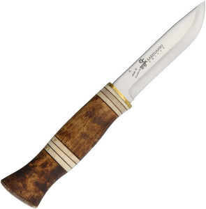 Karesuando Kniven Birch & Reindeer Antler Stainless Fixed Blade Knife