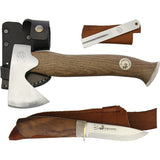 Karesuando Kniven Unna Aksu Axe & Fixed Knife Walnut Handle Hunting Set