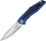 Kershaw Blue Atmos Linerlock Carbon Fiber Folding Knife 
