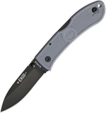 Ka-Bar Folding Hunter Lockback Gray FRN Handle Black Stainless Knife