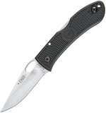 Ka-Bar Dozier Precision Hunter AUS-8A Stainless Black Handle Folding Knife