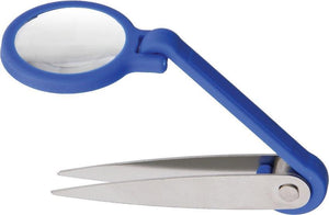 Marbles Knives Magnifying Tweezers 5X Power Magnifier Stainless & Blue 406