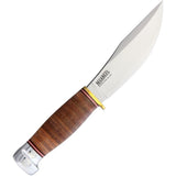 Marbles 100th Anniversary Woodcraft Stacked Leather Fixed Blade Knife 8.38"