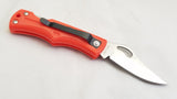 Imperial Schrade Orange Folding Blade Lockback Pocket Knife 42or