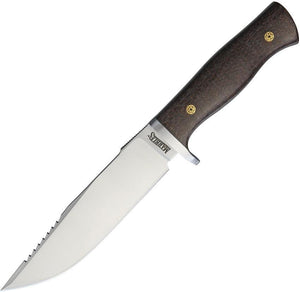 Marbles Sawback 7Cr17MoV Stainless Micarta Full Tang Fixed Blade Knife