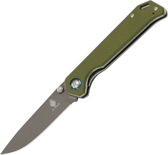 Kizer Begleiter Folding Knife Pocket OD Green