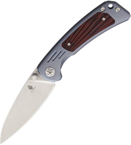 Kizer Corto Framelock SW Gray Red G10 Inlay Folding Knife Pocket S35VN