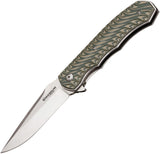 Boker Magnum Gree G10 Satin Linerlock Folding Pocket Knife