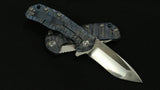 kizer shoal blue anodized knife