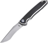 Kizer Cutlery Matanzas Framelock Stainless Folding Blade Black Handle Knife