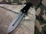 Tac Force 8.5" Spring Assist Spear Pt Stainless & Black Folding Pocket Knife 457