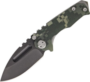 Medford MKT Micro Praetorian G/T D2 Steel Drop Pt Camo G10 Folding Knife