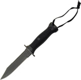 Ontario Mark 3 Navy Black Handle 6.5" Stainless Sawback Fixed Knife + Sheath