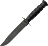  Details about  Ontario Marine Combat Fixed 1095 Carbon Steel Black Handle Knife